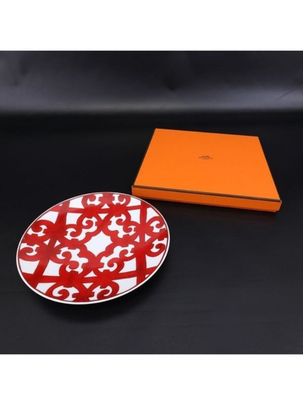 Hermes Guadalquivir Plate Tableware Red